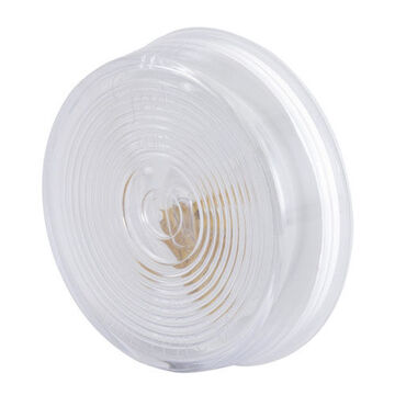 Round Utility Lamp, 12 V, 0.33 A, Clear, Surface, Bracket Mount, Incandescent