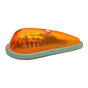 Clearance Triangular Marker Light, Amber, Screw Mount, Polycarbonate, 0.59 A
