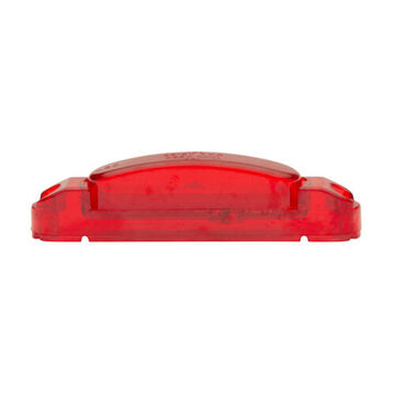 Clearance Rectangular Thin-line Marker Light, Red, LED, Surface Mount, Polycarbonate, 0.07 A