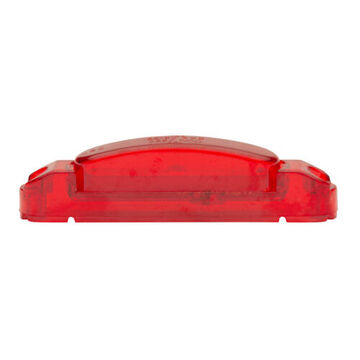 Clearance Rectangular Thin-line Marker Light, Red, LED, Bracket Mount, Polycarbonate, 0.07 A