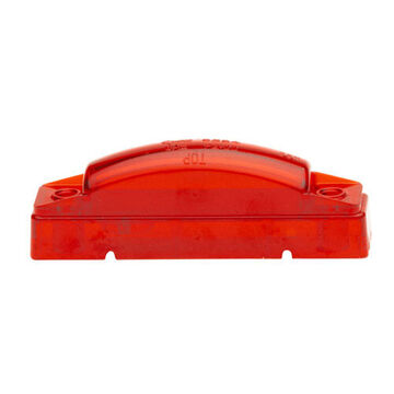Clearance Rectangular Marker Light, Red, LED, Screw Mount, Polycarbonate, 0.06 A