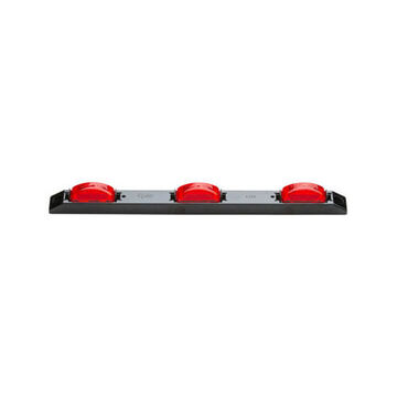 Clearance Rectangular Marker Light, Red, LED, Bracket Mount, 0.18 A