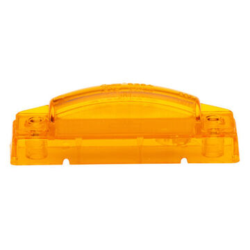 Clearance Rectangular Thin-line Marker Light, Amber, LED, Screw Mount, Polycarbonate, 0.02 A, 0.06 A, 14 V