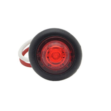 Feu de position rond de dégagement, rouge, LED, montage sur trou de 0.75 pouce, 0.05 A