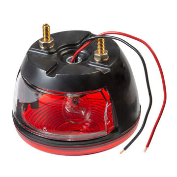 Combination Stop Tail Turn Light, 12 V, 0.59 to 2.1 A, Acrylic Lens, Polycarbonate Housing, Black/Red