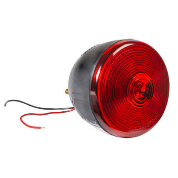 Combination Stop Tail Turn Light, 12 V, 0.59 to 2.1 A, Acrylic Lens, Polycarbonate Housing, Black/Red