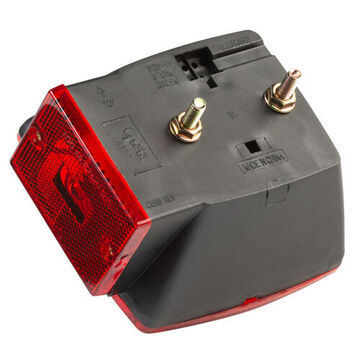 Rectangular Trailer Lighting Kit, 12 V, 0.27 to 2.1 A, Red