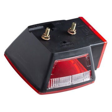 Kit d'éclairage de remorque rectangulaire, 12 V, 0.27 à 2.1 A, lentille en acrylique, boîtier en ABS/polypropylène, noir/rouge