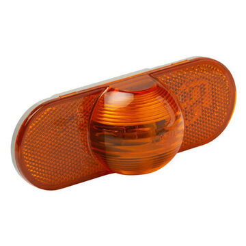 Oval Tail Turn Light, 12 V, 0.59 to 2.1 A, Polycarbonate Lens, Yellow