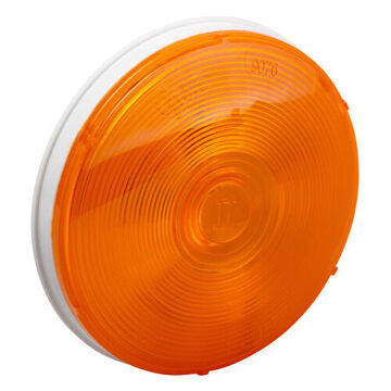 Round Tail Turn Light, 12 V, 0.48 to 2.1 A, Polycarbonate Lens, Yellow
