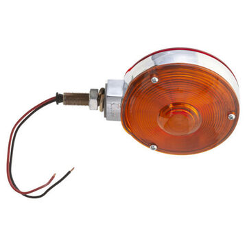 Round Light, 12 V, 0.59 to 2.1 A, Acrylic Lens, Zinc Alloy Housing, Chrome/Red/Amber/Red/Yellow