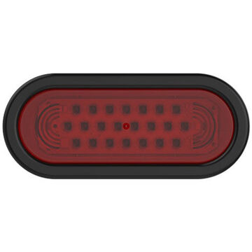 Ensemble de feux stop/arrière/clignotant ovales, 12 V, 0.02 à 0.3 A, lentille en acrylique, œillet en PVC, boîtier en ABS, rouge/blanc