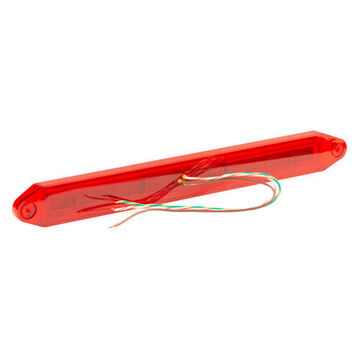 11-LED Configuration Tail Turn Light, 12 V, 0.04 to 0.35 A, Polycarbonate, Red