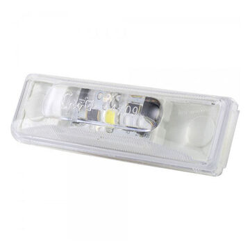 Rectangular Utility Lamp, 12 V, 0.2 A, Clear, Bracket Mount, LED