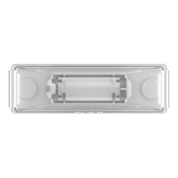 Lampe utilitaire rectangulaire, 12 V, 0.2 A, transparent, montage sur support, DEL