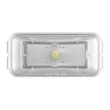 Lampe utilitaire rectangulaire, 12 V, 0.2 A, transparent, DEL