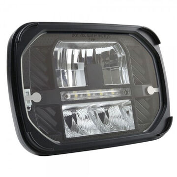 Heated Headlight Headlight, 55 W, LED, High Beam 1550 - Low Beam 400
