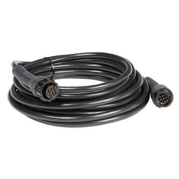 Straight Traffic Director Extension Cable, 8/20-1/16 ga Wire, Black, 20 ft lg, 12 V