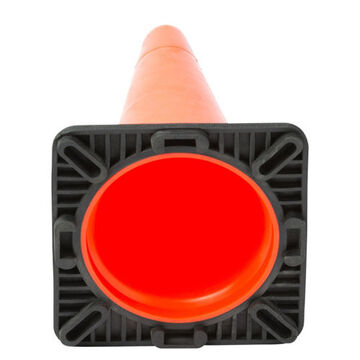 Petit réflecteur de cône de signalisation, orange, PVC
