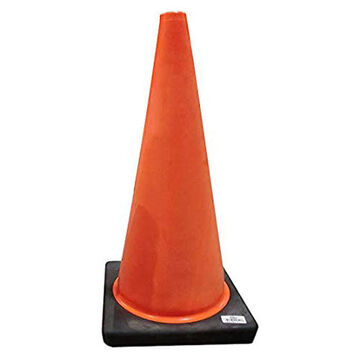 Large Traffic Cone, Orange, PVC