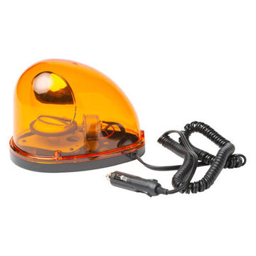 Kojak Oval Tear Drop Light, Amber, Magnetic Mount, Polycarbonate, Acrylic, 1.64 A