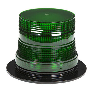Material Handling Beacon, Green, LED, 12/72 V, 0.17 A, Permanent Mount