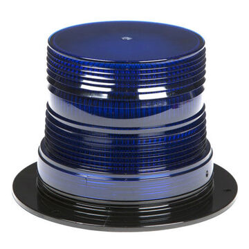 Balise de manutention compacte à dôme compact, bleu, LED, 12/72 V, 0.17 A, montage permanent