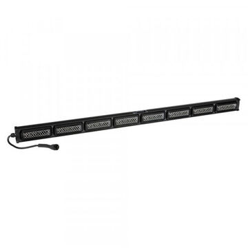 Bar Low Profile Traffic Director, Amber, LED, Permanent Mount, Polycarbonate, 2.4 A