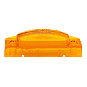 Clearance Round Marker Light, Amber, LED, Screw Mount, Polycarbonate, 12 V, 0.06 A