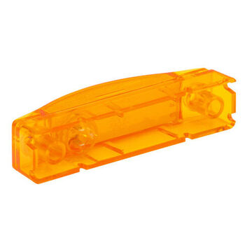 Clearance Round Marker Light, Amber, LED, Screw Mount, Polycarbonate, 12 V, 0.06 A