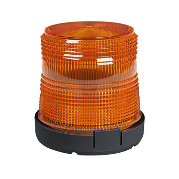 Compact Beacon, Amber, LED, 12/24 V, 0.5 A, Permanent/Pipe Mount