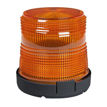 Compact Beacon, Amber, LED, 12/24 V, 0.4 A, Permanent/Pipe Mount