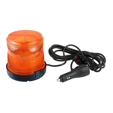 Compact Beacon, Amber, LED, 12 V, 0.4 A, Magnetic Mount
