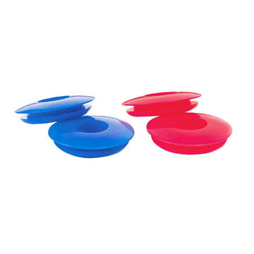 Large Face Seal, Polyurethane, Red/Blue
