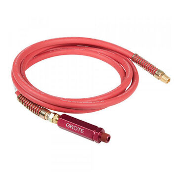 Straight Air Line, 15 ft lg, 225 psi, Rubber