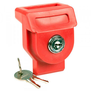 Gladhand Lock, SAE J1318, Glassed Filled Nylon, Red
