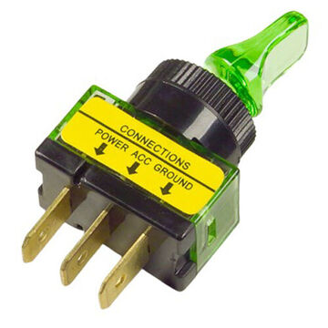 SPST Toggle Switch, 12 V, 20 A