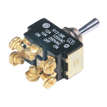 DPDT Toggle Switch, 12 V, 15 A