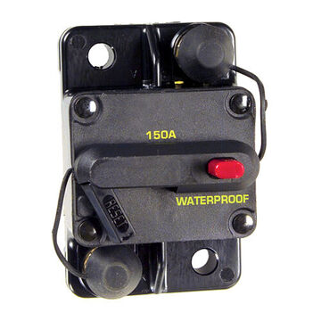 High Amperage Manual-reset Type Iii Circuit Breaker, 42 VDC, 150 A, 1-Pole