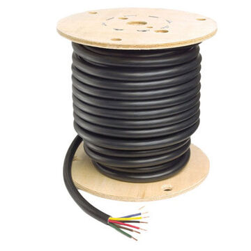 Trailer Cable, 7, 19-Conductor, 1/10-6/12 ga, 500 ft lg