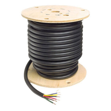 Trailer Cable, 7, 41/65-Conductor, 6/14 ga, 1/12 ga, 500 ft lg