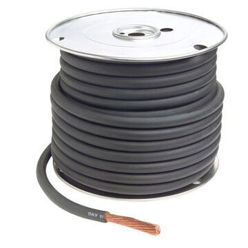 Câble de soudage flexible, 600 V, conducteur 988, conducteur en cuivre, 1/0 ga, 25 pied lg