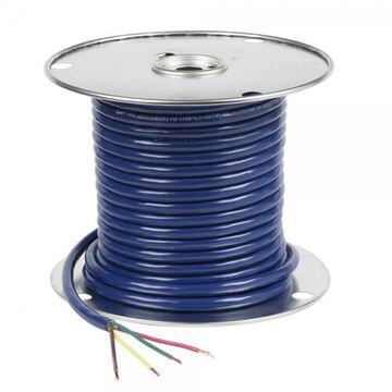 Low-Temperature Trailer Cable, 4, 19-Conductor, 14 ga, 250 ft lg