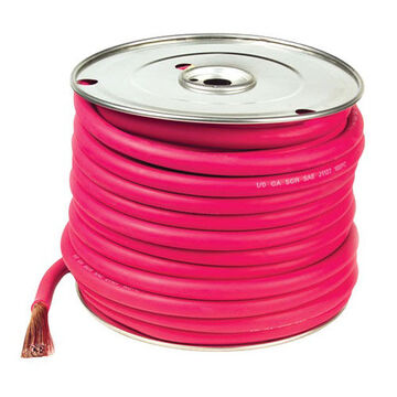 Flexible Welding Cable, 600 V, 364-Conductor, Copper Conductor, 4 ga, 100 ft lg