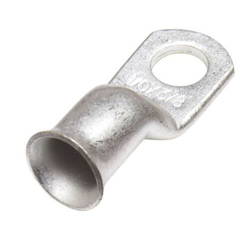 Cable Lug, 5/16 in Stud, Crimp/Solder, Tin-Plated Copper, 1 ga