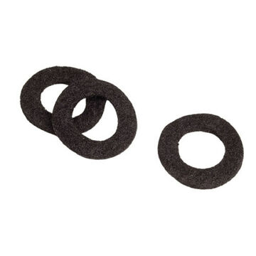 Top Post Terminal Protective Washer, Felt, Black/Red