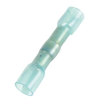 Cosse annulaire à sertir/souder, calibre 16-14, polyoléfine, bleu