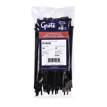 Attache de câble toutes saisons, 5.6 pouce LG, nylon 6/6