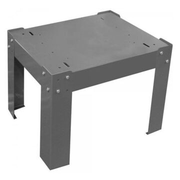 Heavy-Duty Base, Gray Powder Coated, 15 lb, Cold Rolled Steel, Gray