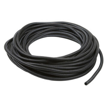 Split Flex Convoluted Tubing, 3/8 in Size, 500 ft lg, Nylon